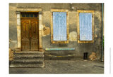 Weathered Doorway V Print by Colby Chester