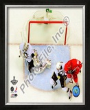 Marc-Andre Fleury Game 7 of the 2008-09 NHL Stanley Cup Finals Framed Photographic Print