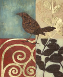 Gilded Sparrow II Prints