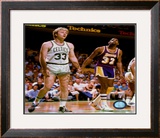 Larry Bird and Magic Johnson - ©Photofile Framed Photographic Print