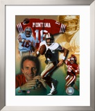 Joe Montana - Legends of the Game Composite - ©Photofile Framed Photographic Print