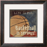 Basketball Prints by Jo Moulton