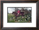 Horse Fox Hunt I Art by Timothy Blossom