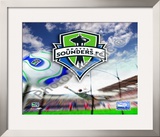 Seattle Sounders 2008  Logo Framed Photographic Print