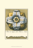 Blue and Yellow Rosette III Prints