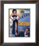 Classic Mexican Movie: Courtesana with Mecedes Barba Framed Giclee Print