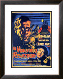 Classic Mexican Movie: El Monstruo Resucitado Framed Giclee Print