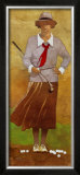 Vintage Woman Golfer Prints by Bart Forbes