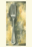 Sophisticated Silver I Poster by Laura Nathan
