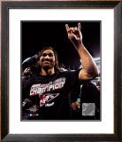 Johnny Damon celebrating, Game 7 win ©Photofile Framed Photographic Print