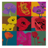Pop Poppies Póster por Don Li-Leger