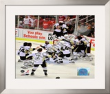 Pittsburgh Penguins Celebration Game 7 of the 2008-09 NHL Stanley Cup Finals Framed Photographic Print