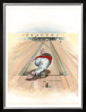 Curve Ball Framed Giclee Print by Gary Patterson