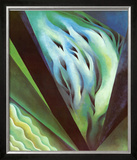 Blue Green Music Poster por Georgia O'Keeffe Blue Green Music Poster por Georgia O'Keeffe
