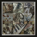 Rock & Roll 9-Patch Prints by Eric Yang