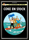 Coke en Stock, c.1958 Poster by Hergé (Georges Rémi) 