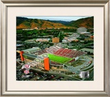 Rice-Eccles Stadium University of Utah Utes 2008 Framed Photographic Print