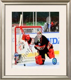 Cristobal Huet 2008-09 NHL Winter Classic Framed Photographic Print