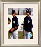 Alex Rodriguez and Derek Jeter - 2004 Spring Training ©Photofile Framed Photographic Print