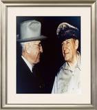 Harry Truman and General Douglas MacArthur Framed Photographic Print