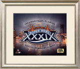 Super Bowl XXXIX LOGO - Jacksonville Florida Framed Photographic Print