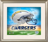2009 San Diego Chargers logo Framed Photographic Print