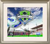 Seattle Sounders 2008  Logo Framed Photographic Print