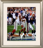 Justin Tuck - Super Bowl XLII Framed Photographic Print