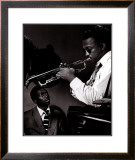 Howard McGhee and Miles Davis Print by William P. Gottlieb