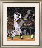 Evan Longoria Most Postseason Home Runs by a Rookie 2008 ALCS Game 4 Framed Photographic Print