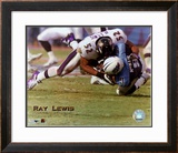 Ray Lewis - 2000 Defensive Player of the Year - ©Photofile Framed Photographic Print