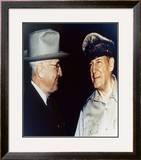 Harry Truman and General Douglas MacArthur Framed Photographic Print