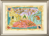 Marvelous Map of Oz Prints