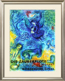 The Magic Flute Framed Giclee Print by Marc Chagall