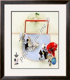 Marc-Andre Fleury Game 7 of the 2008-09 NHL Stanley Cup Finals Framed Photographic Print