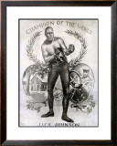 Jack Johnson Framed Giclee Print