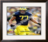 Jake Long University of Michigan Wolverines; 2007 Action Framed Photographic Print