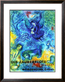 The Magic Flute Framed Giclee Print by Marc Chagall