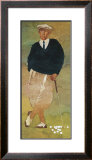 Vintage Male Golfer Print by Bart Forbes