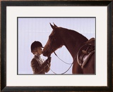 A Kiss for Luck Framed Giclee Print by Scott Trees
