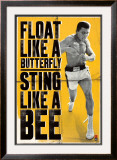 Muhammad Ali - Float like a Butterfly Posters