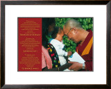 Dalai Lama: Never Give Up on Peace Posters