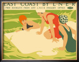 East Coast by LNER Framed Giclee Print by Tom Purvis
