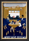 Nord-Wagons Lits-PLM Framed Giclee Print by Jean-raoul Naurac