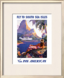 South Sea Isles via Pan Am Framed Giclee Print by Paul George Lawler