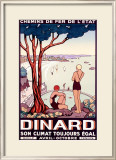 French State Railway, Travel to Dinard Framed Giclee Print