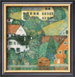 Houses at Unterach Posters by Gustav Klimt