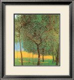 Orchard Print by Gustav Klimt