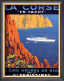 Corse En Yacht Print by Hoock 