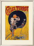 Cycles Terrot Framed Giclee Print by Plouzeau 